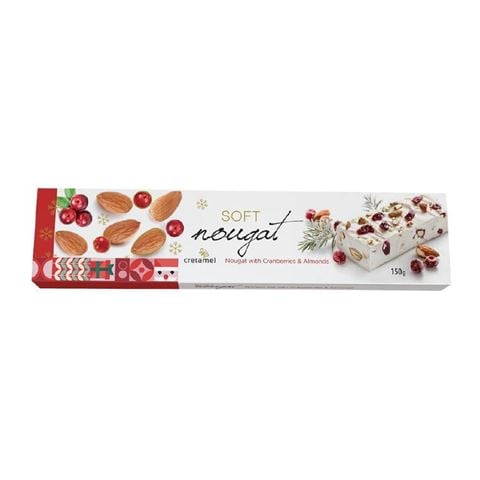 Cretamel - Soft Nougat Cranberry/Almond 150g