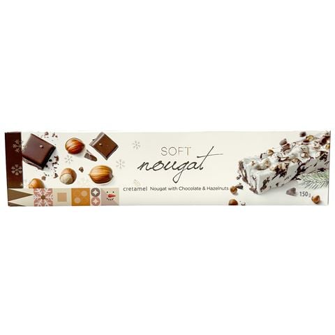 Cretamel - Soft Nougat Choc & Hazelnut 150g