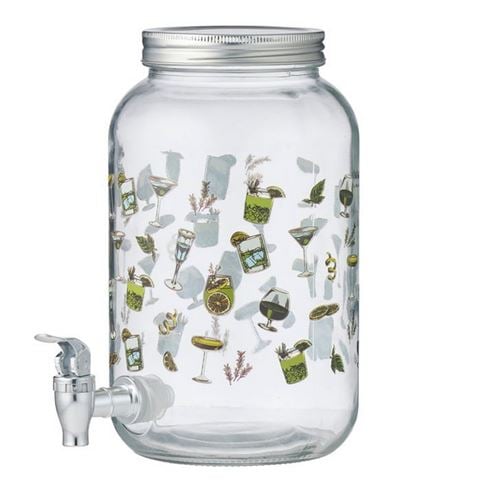 Coastal Home - Gimlet Glass Drinks Dispenser 3.5L 15.5x25.5cm