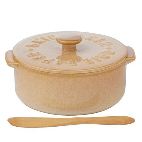 Coastal Home - Loire Ceramic Brie Baker Natural 7.5x16cm