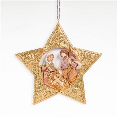 Roman Christmas - Holy Family Star Ornament