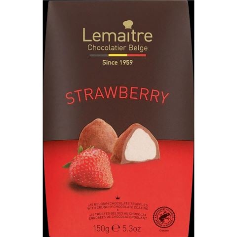 Lemaitre - Dusted Chocolate Truffles Strawberry 150g