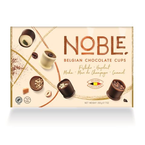 Noble - Chef's Collection Belgian Chocolate Cups 200g