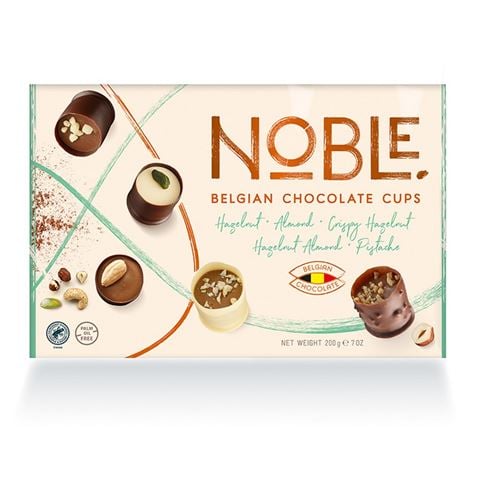 Noble - Noisette Collection Belgian Chocolate Cups 200g