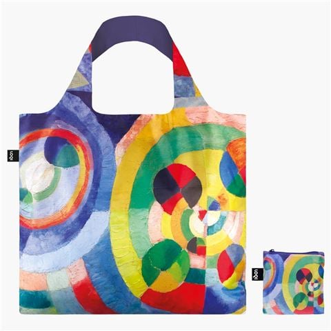 LOQI - Robert Delaunay Circular Forms Recycled Bag