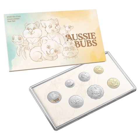 Royal Australian Mint - 2026 Aussie Bubs Six-Coin Uncirculated Baby Year Set