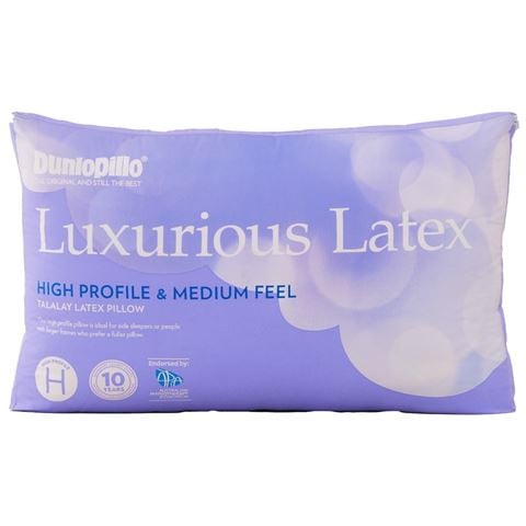 Dunlopillo - Luxurious Latex Pillow High Profile and Medium Feel