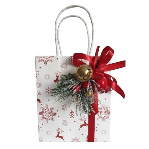 Boz Christmas - Jolly Reindeer Christmas Bag w/Chocolate Truffles 120g