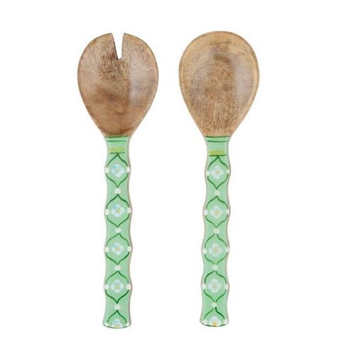 Coastal Home - Rosita Wooden Salad Server Set 31cm 2pce