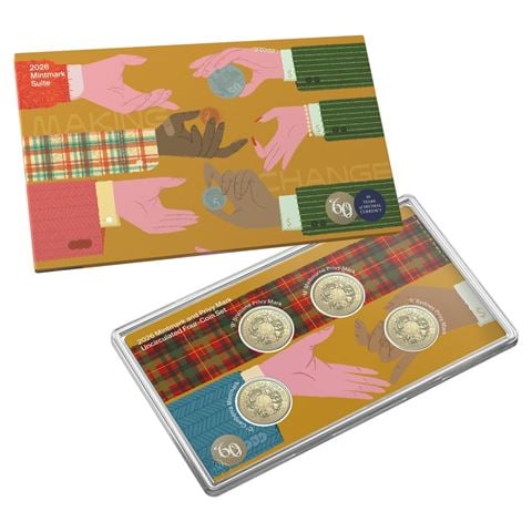 Royal Australian Mint - 2026 $1 Coin Mintmark and Privy Mark Set 4pce