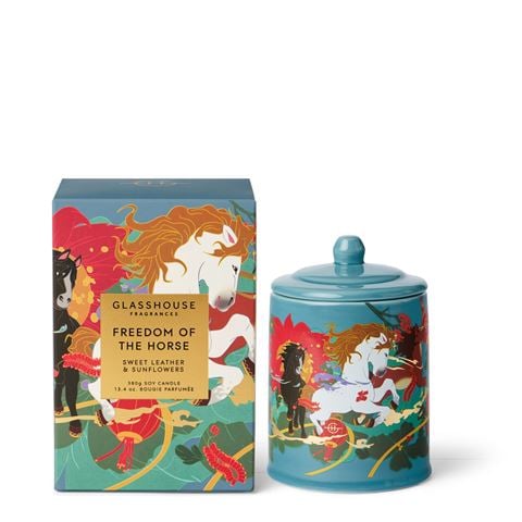 Glasshouse - Ltd. Ed. Lunar New Year Freedom of The Horse Candle 380g