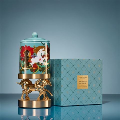 Glasshouse - Ltd. Ed. Lunar New Year Freedom of The Horse Candle Holder