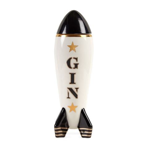 Jonathan Adler - Rocket Decanter Gin w/Real Gold Lustre 677ml