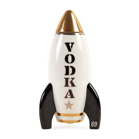 Jonathan Adler - Rocket Decanter Vodka w/Real Gold Lustre 833ml