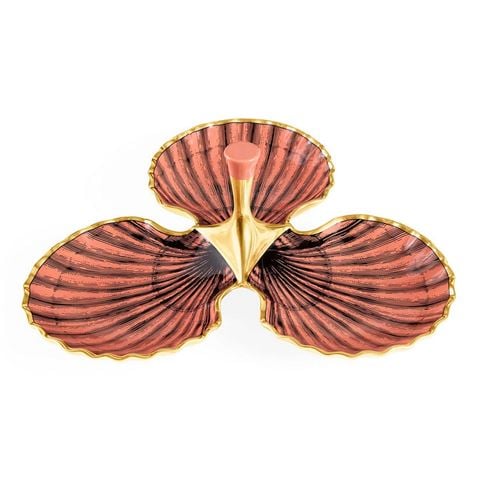 Jonathan Adler - Sirena Trefoil Serving Dish Coral