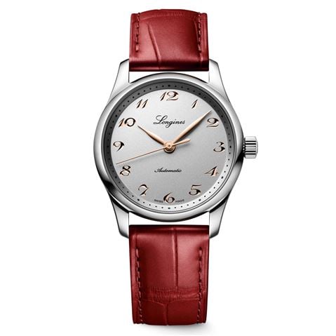 Longines - Master Auto.Watch S. Steel w/Crocodile Leather Strap 34mm L23574702
