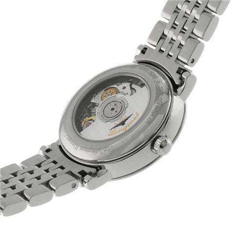 Longines - Elegant S.Steel Auto. Watch w/Diamonds & M.O.P.  29mm L43100876