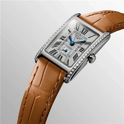 Longines - Dolcevita S. Steel Quartz Watch w/Diamond Bezel 20.80x32.00mm