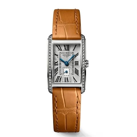 Longines - Dolcevita S. Steel Quartz Watch w/Diamond Bezel 20.80x32.00mm