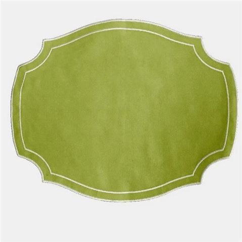 Baci Milano - Aqua Stain-Resistant Cotton Placemat Green