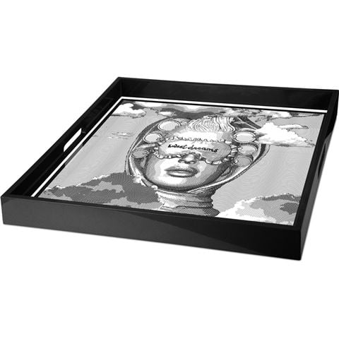 Baci Milano - Sagrada Familia Square Tray La Sognatrice 45cm