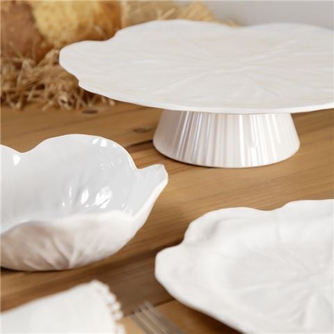 Baci Milano - Botanica Cake Stand White 32.5cm
