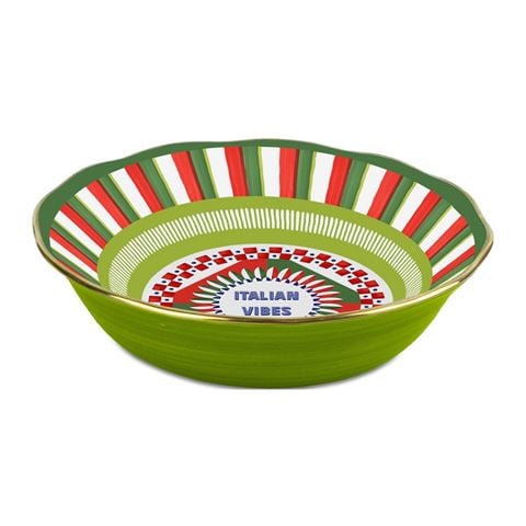 Baci Milano - Dolce Vita Fruit Bowl Geometric 18cm