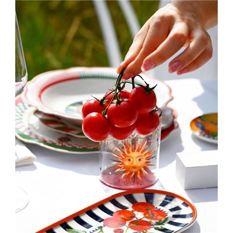 Baci Milano - Dolce Vita Oval Tray Tomatoes 24x11cm