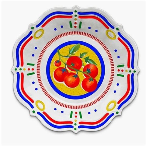 Baci Milano - Dolce Vita Soup Plate Tomatoes 23.5cm