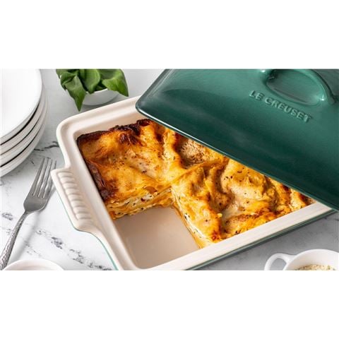 Le Creuset - Heritage Rectangular Dish with Lid Artichaut 33cm/3.8L