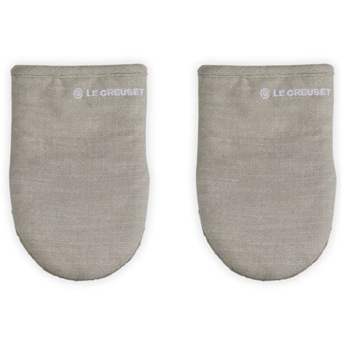 Le Creuset Mini Oven Mitt Set Sable 21cm 2pce - Peter's of Kensington