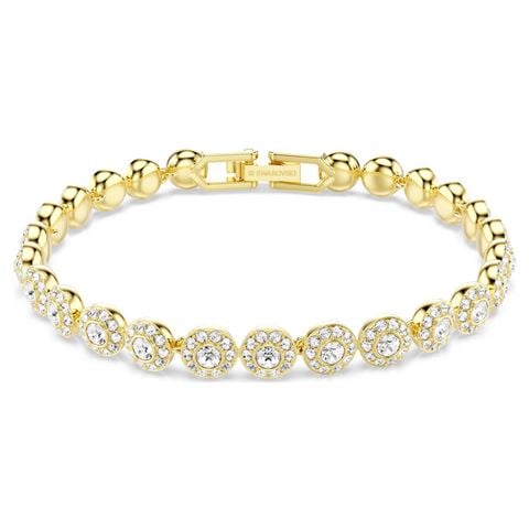 Swarovski Jewellery - Una Angelic Bracelet w/Round Cut Crystals & Gold-Tone Plate