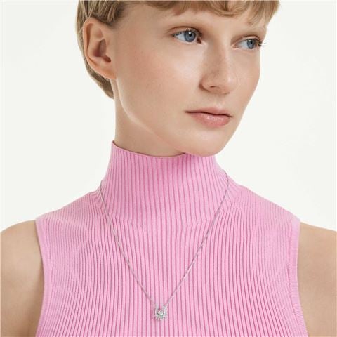 Swarovski Jewellery - Symbolica Horseshoe Pendant w/Dancing Stone & Rhodium Plate