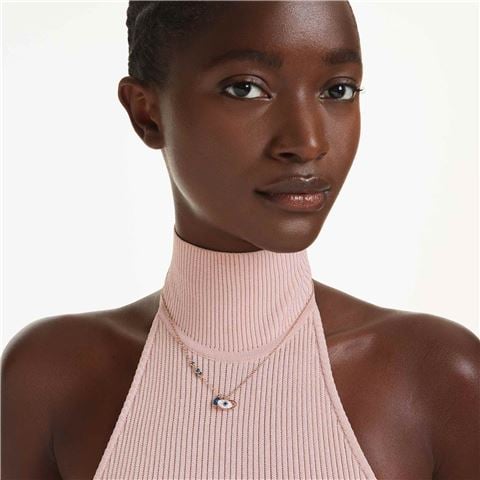 Swarovski Jewellery - Symbolica Evil Eye Pendant w/Rose Gold-Tone Plate