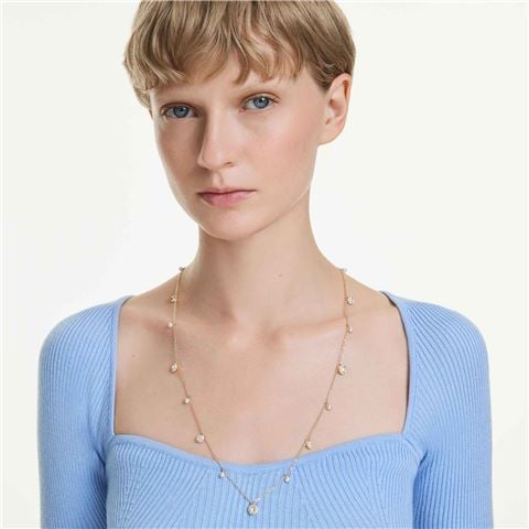 Swarovski Jewellery - Una Angelic Strandage Crystal Pearl Necklace w/Gold-Tone Plate