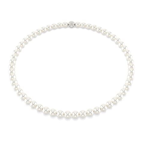 Swarovski Jewellery - Matrix Crystal Pearl Necklace w/Rhodium-Plate