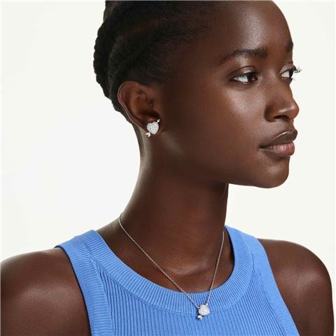 Swarovski Jewellery - Idyllia Heart w/Arrow Pendant & Earrings Set Rose Gold-Tone 2pce