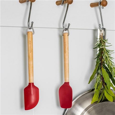 KitchenAid - Birchwood Mini Spatula Set Empire Red 2pce
