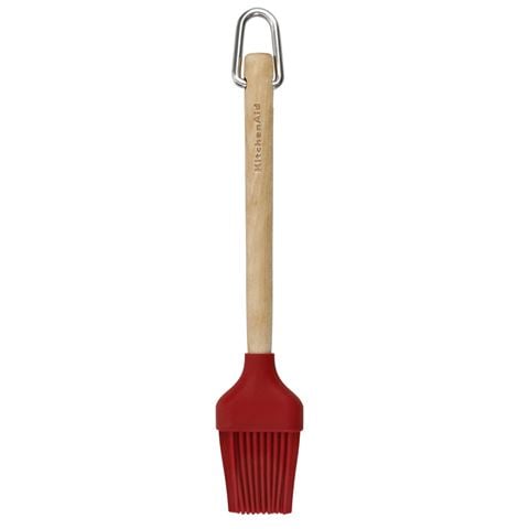 KitchenAid - Birchwood Basting Brush, Empire Red, Carded