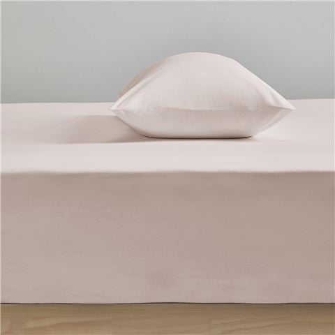 Bianca - Heston 300 Thread Count Fitted Sheet Combo Set Pink Single 3pce