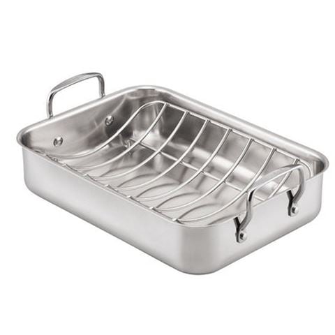 Essteele - Stainless Steel Roaster W/Rack 35x25x8cm