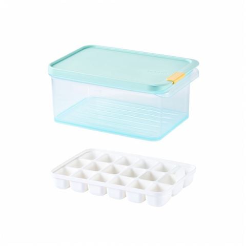 Lock & Lock - Freezer Fit Rectangular Container 1.65L with Divider 15ml