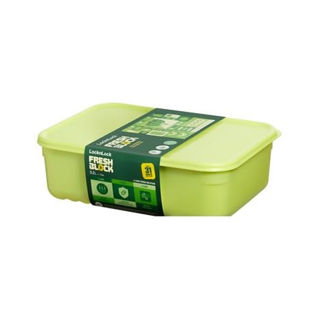 Lock & Lock - Fresh Block Container Set 2pce 3.2L with Tray