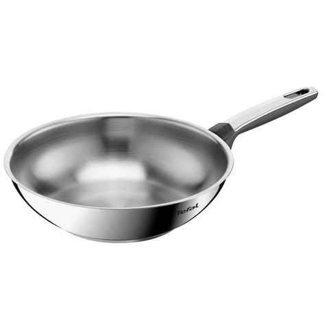 Tefal - Emotion+ Induction Stainless Steel Uncoated Wok 28cm