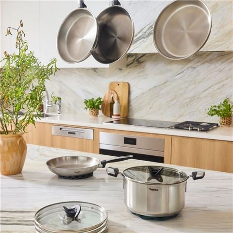 Tefal - Space+ Emotion+ Induction Stainless Steel Uncoated Pasta Pot 22cm