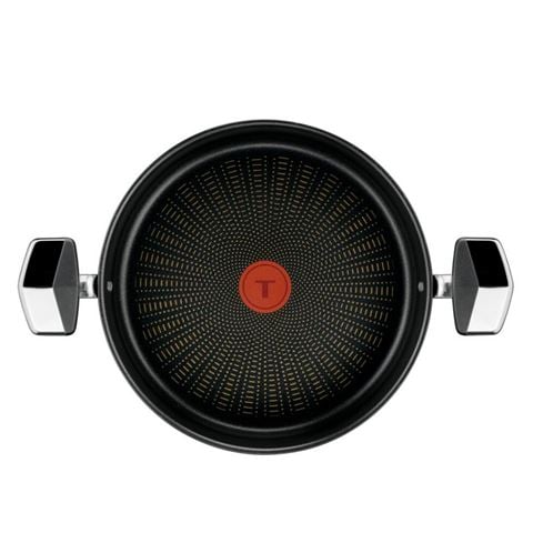 Tefal - Space+ Emotion+ Induction S.Steel Non-Stick Shallow Pan w /Lid 26cm