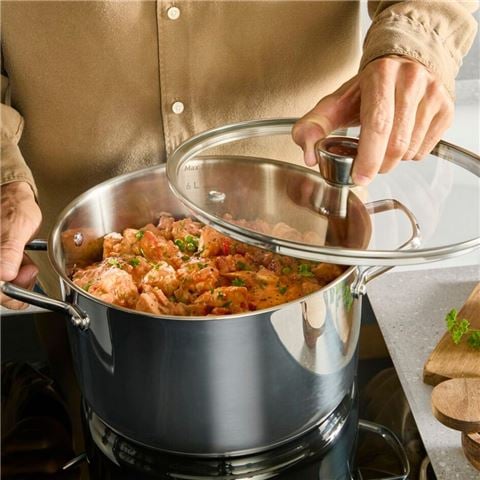 Tefal - Space+ Emotion+ XL Induction Stainless Steel Big Pot 32cm