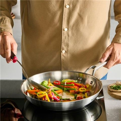 Tefal - Extreme Induction Stainless Steel Uncoated Frypan 24cm