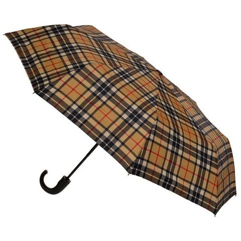 Clifton - Executive Auto. Open Fold Up Umbrella Camel Thomson