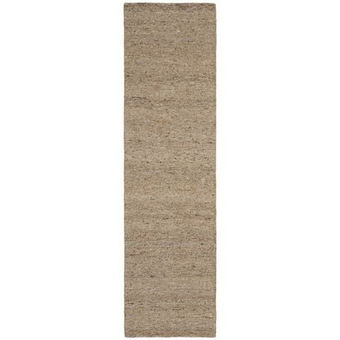 Conscious Loom Rugs Embrace Runner Beige 400x80cm - Peter's of Kensington